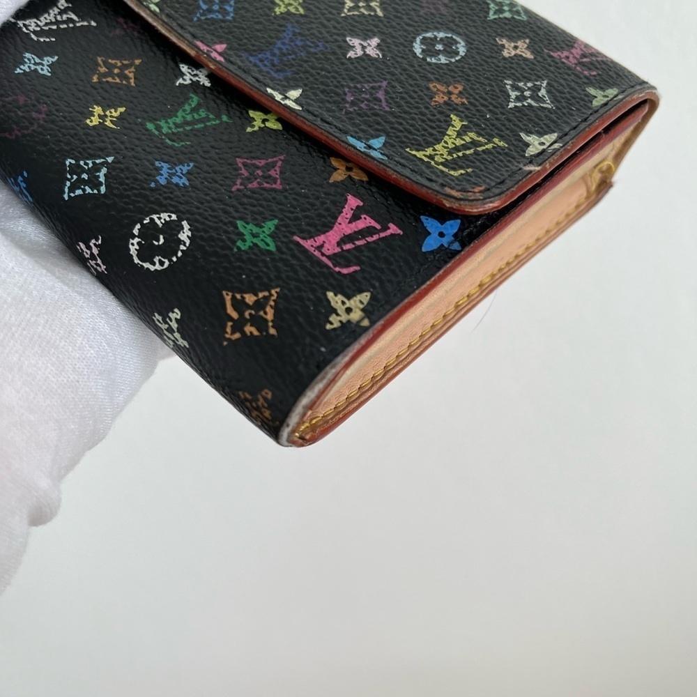 Louis Vuitton Portefeuille Murikami wallet with 46”unbrand chain 2006 - Picture 5 of 17